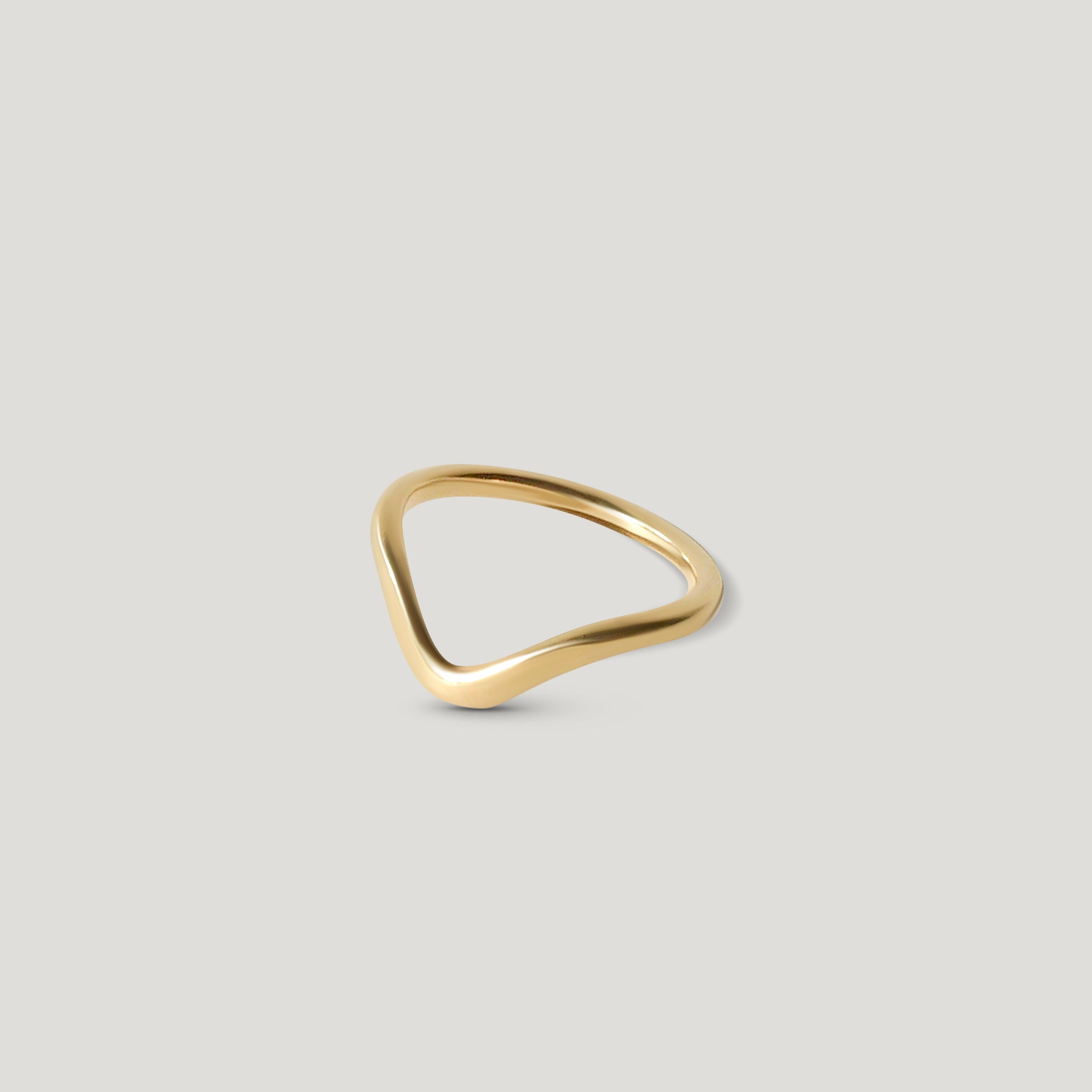 Deep Arc Ring - Gold