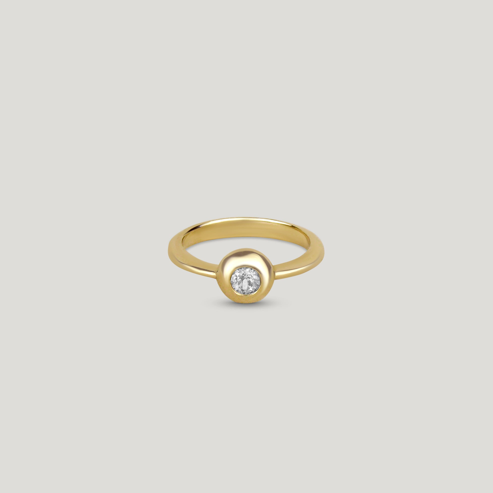 Diamond Foundation Solitaire Ring