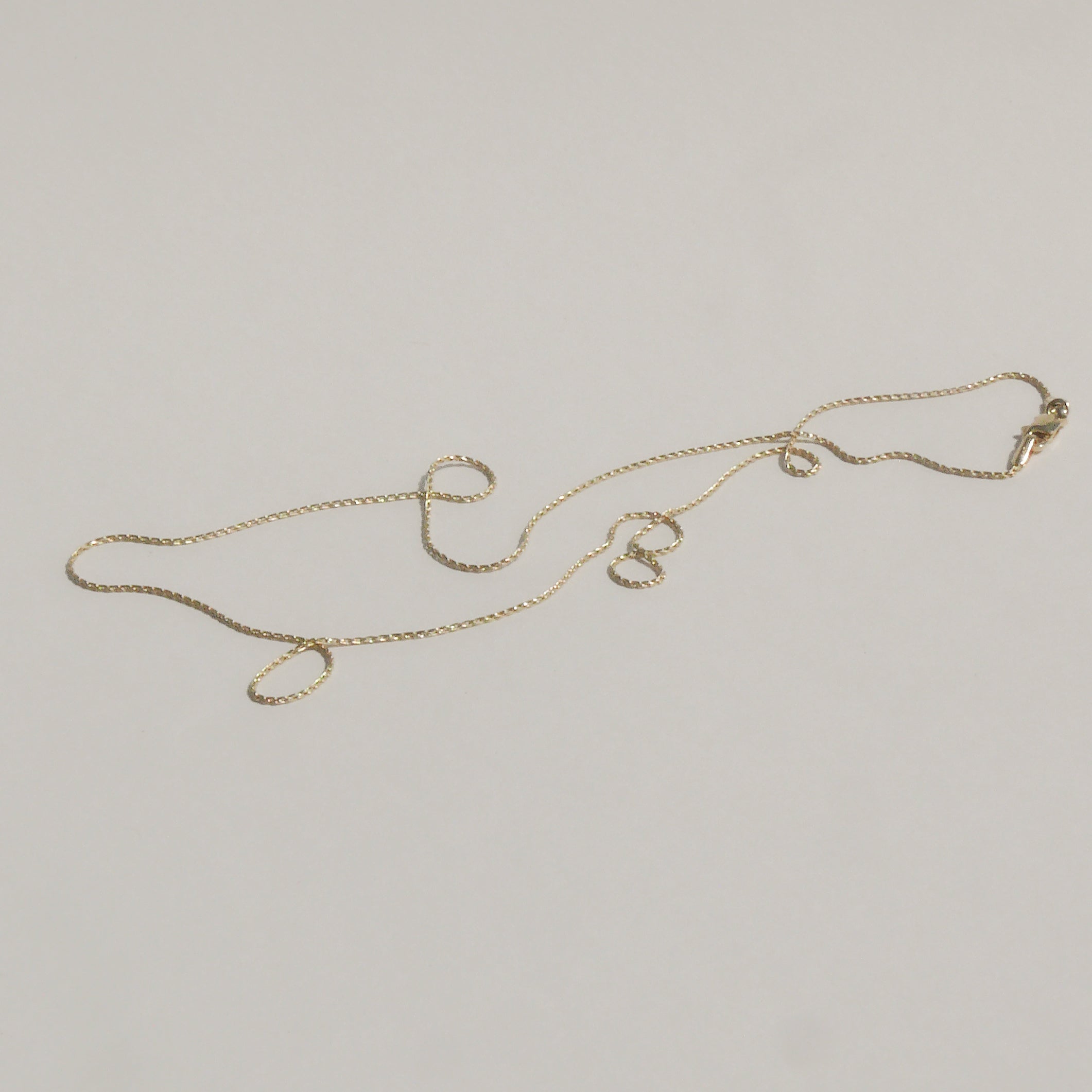 Heritage Wheat Chain - Gold with lobster clasp