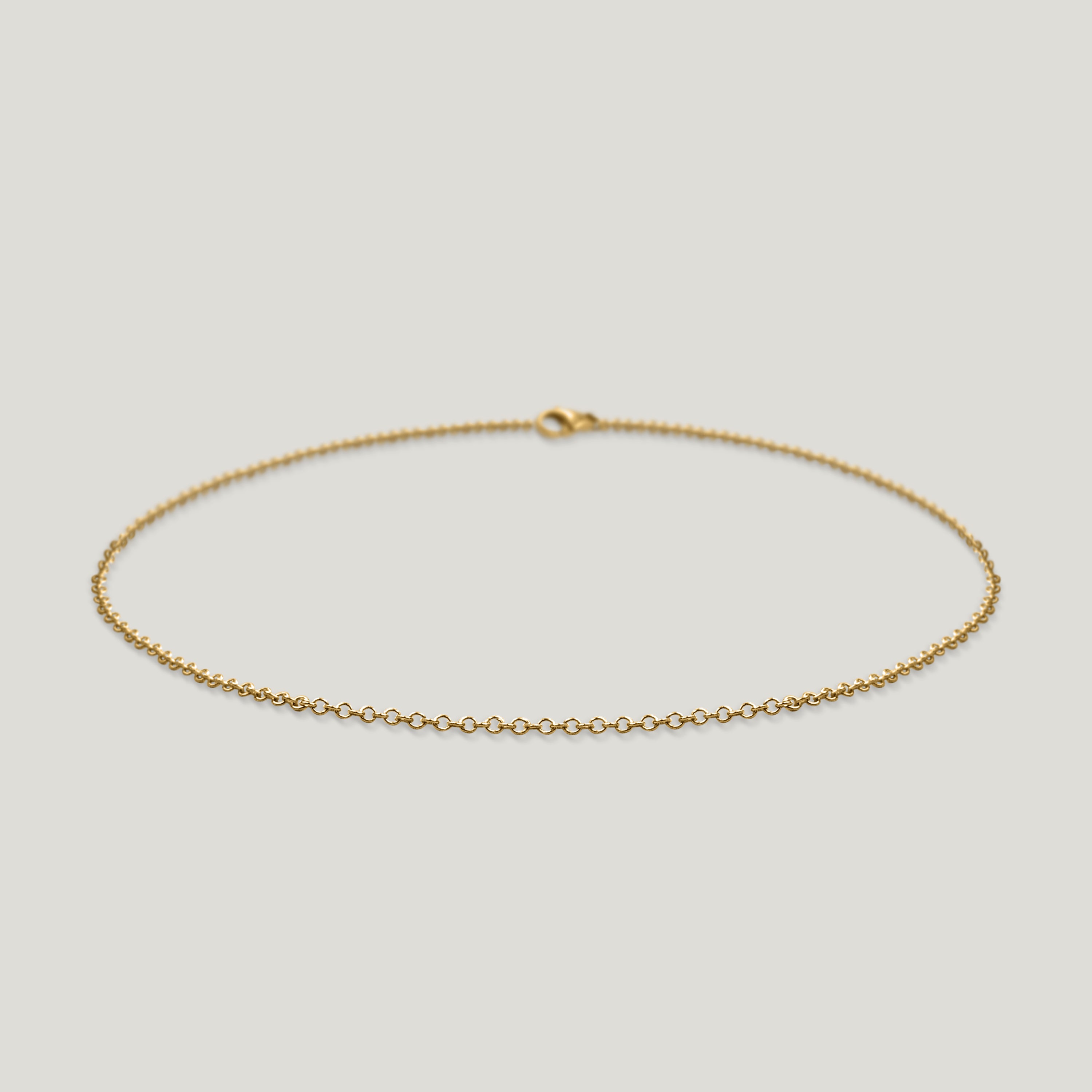 Gold Strand Cable Chain Front