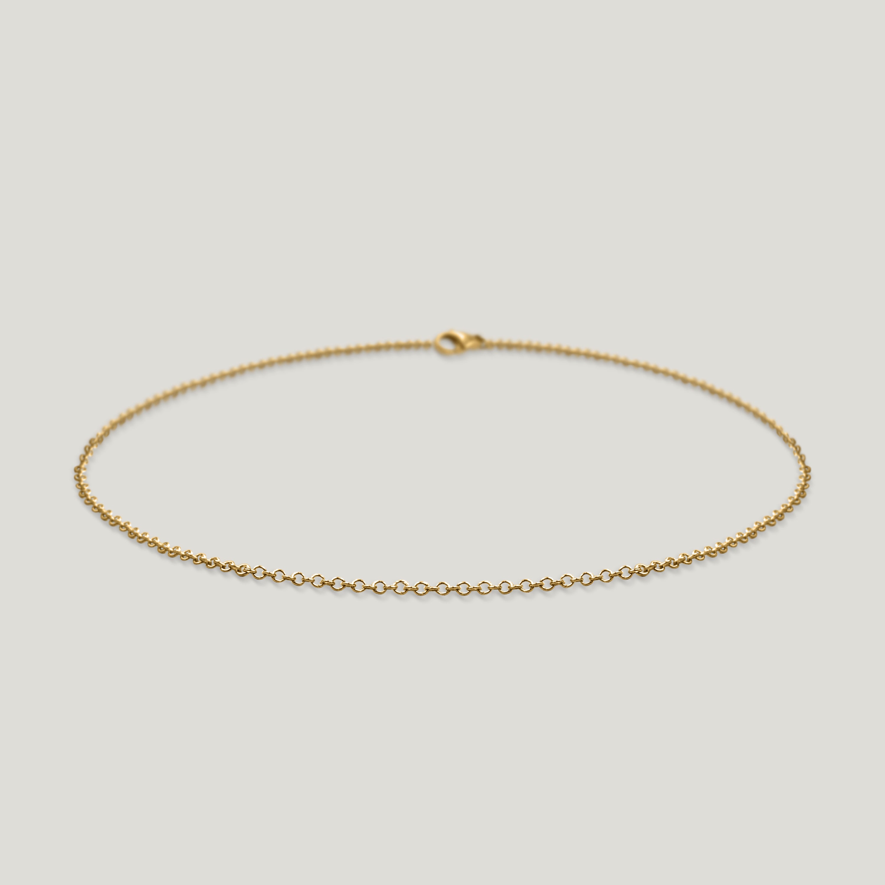 Fairmined Gold Strand Cable Chain Front