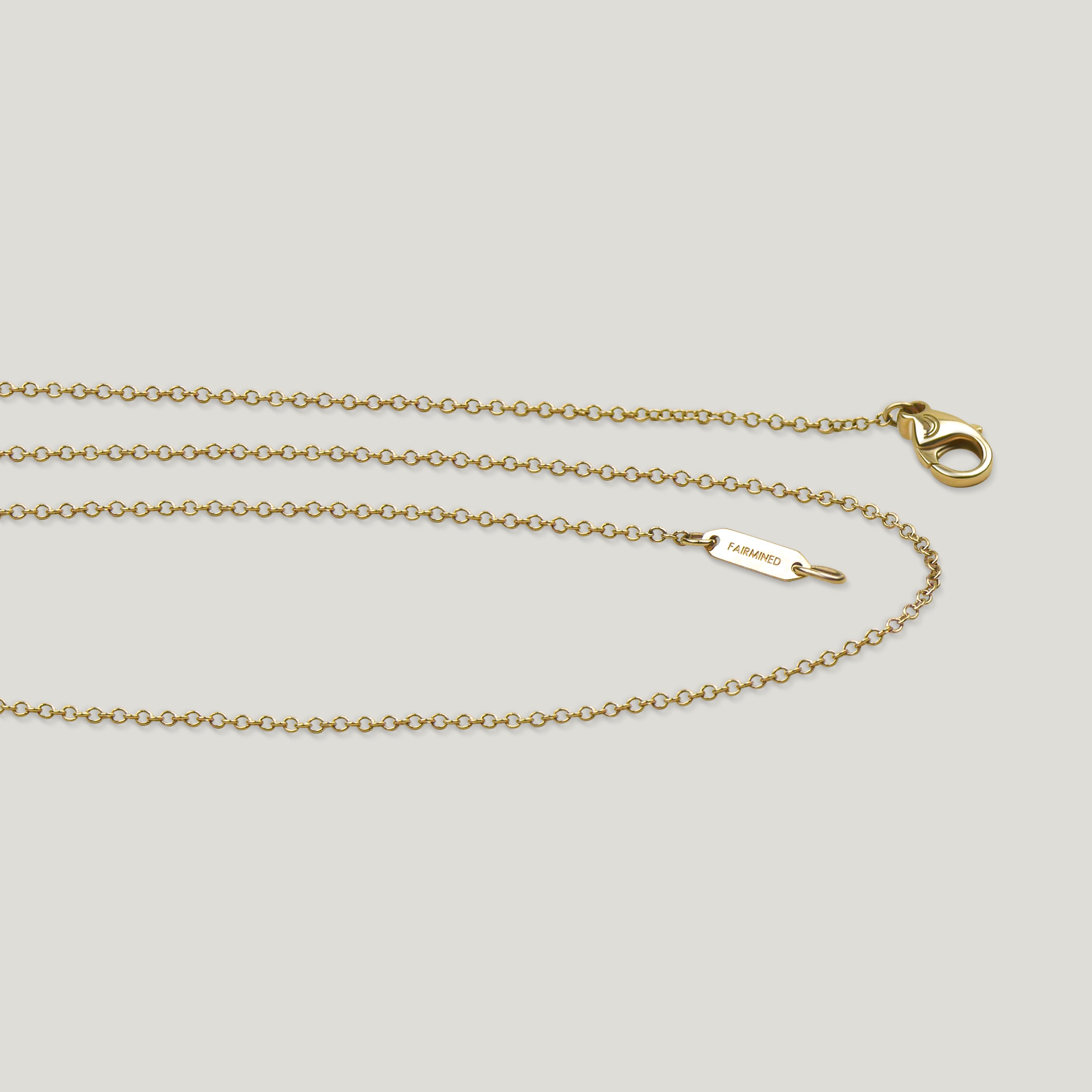 Fairmined Gold Strand Cable Chain and Clasp