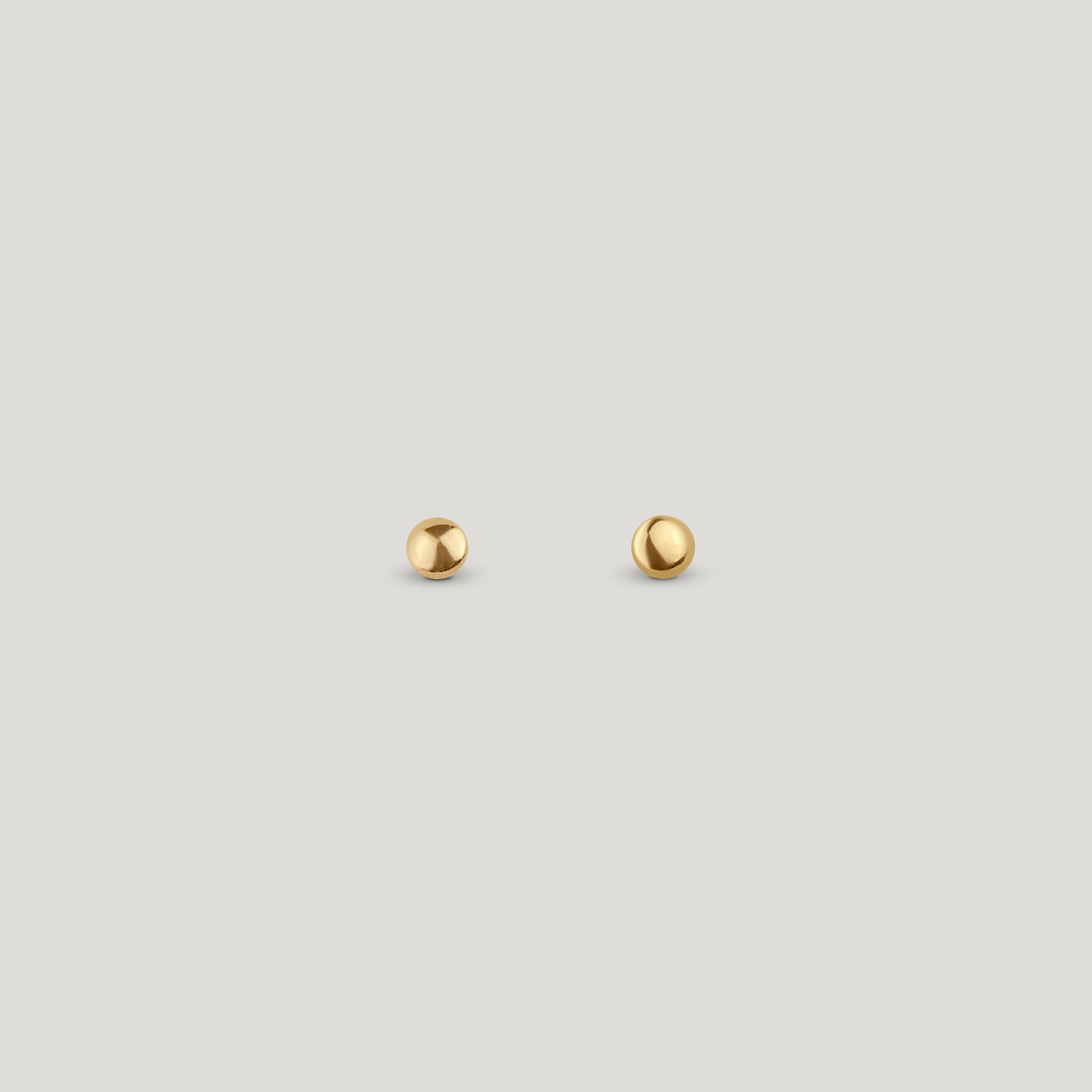 Grain Stud Earring - Gold