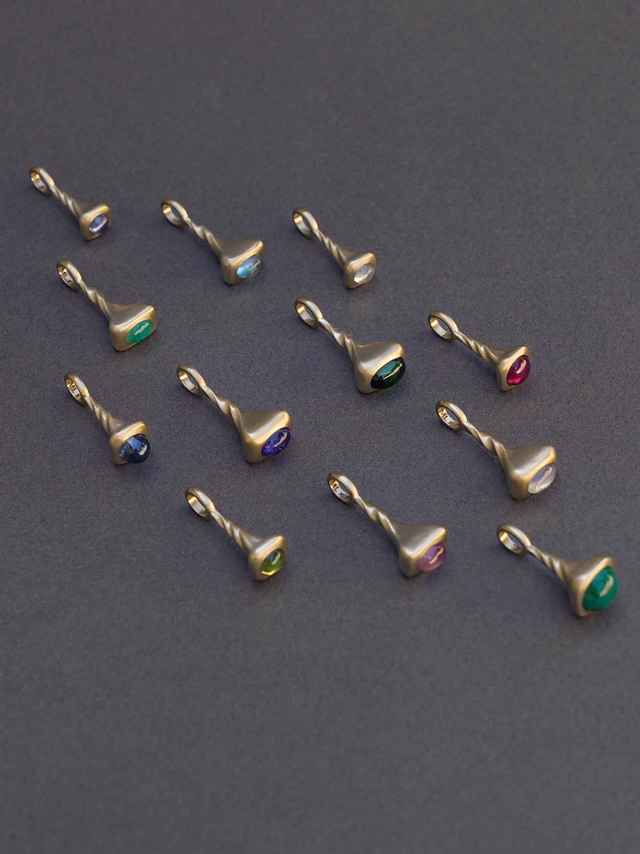 Okay Fine Gold Pendulum Charms 