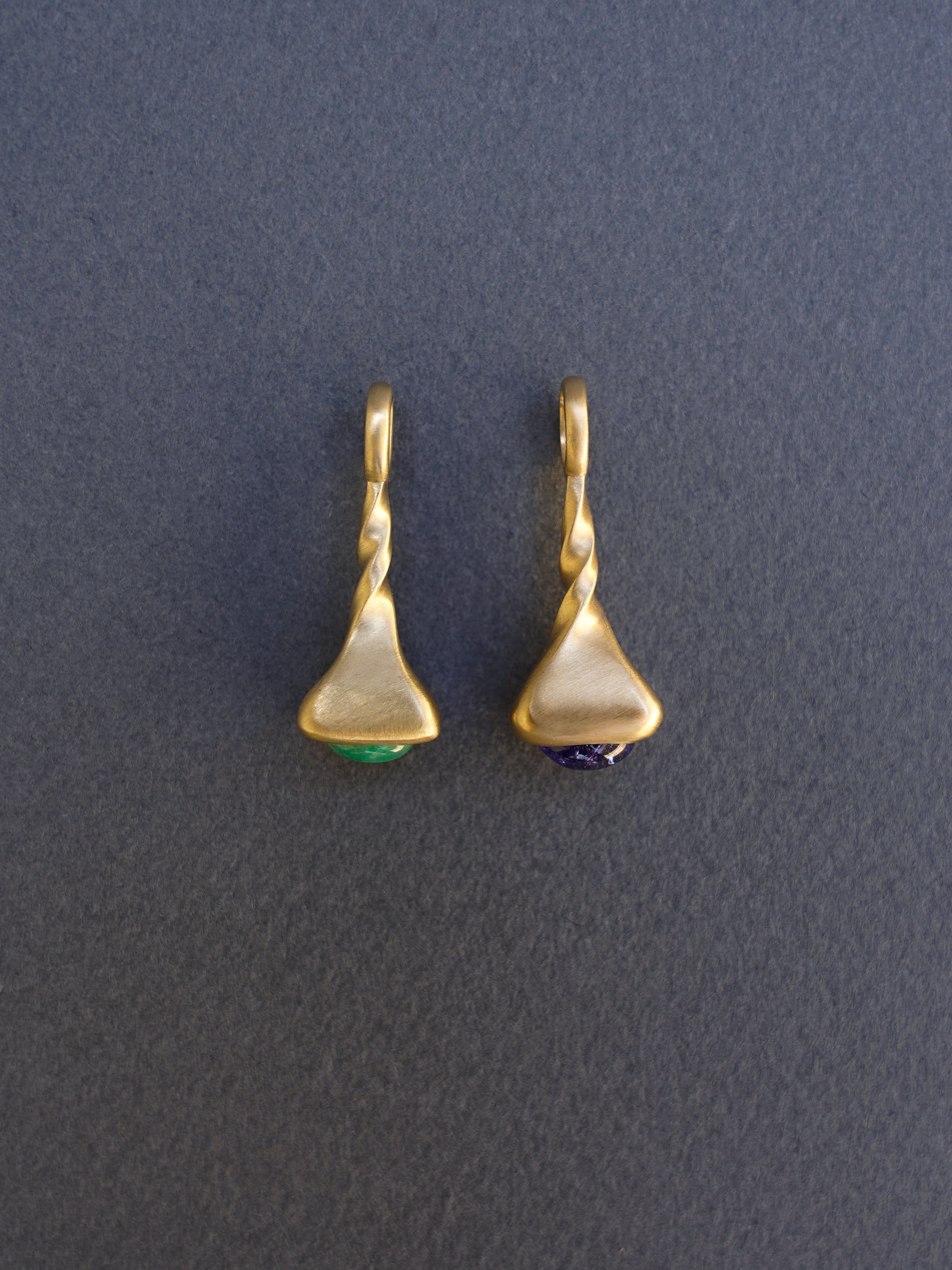 Okay Fine Gold Pendulum Charms Still Life 