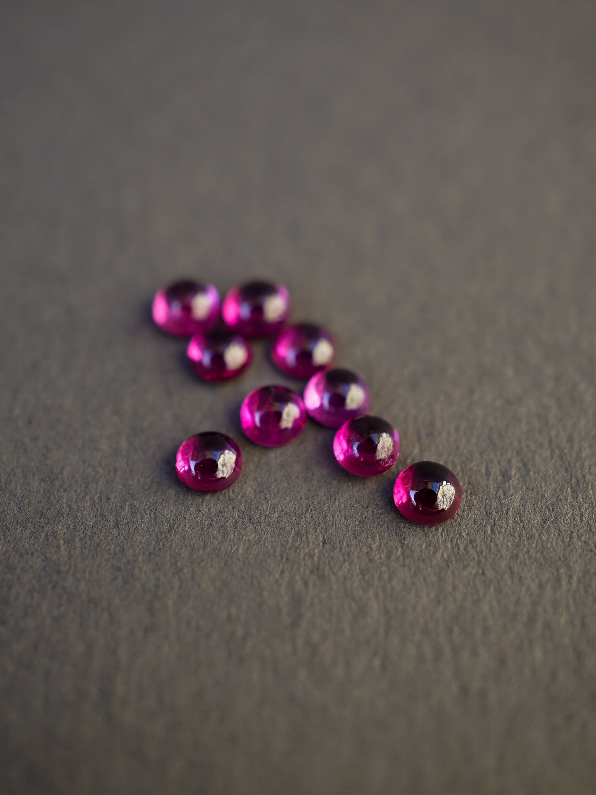 Ruby Cabochons