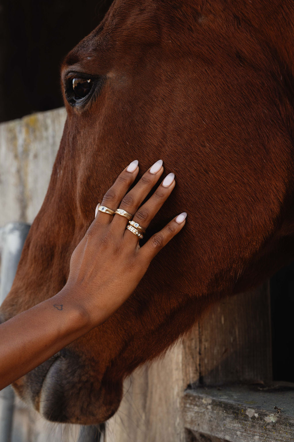 Sapphire and Diamond Twin Trove Ring - Gold